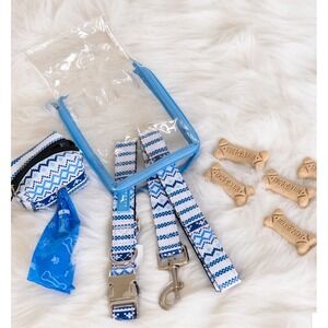 Dog Lover‎ Gift Set" by SCOUT Bags Blue White NWT MED up to 50lbs